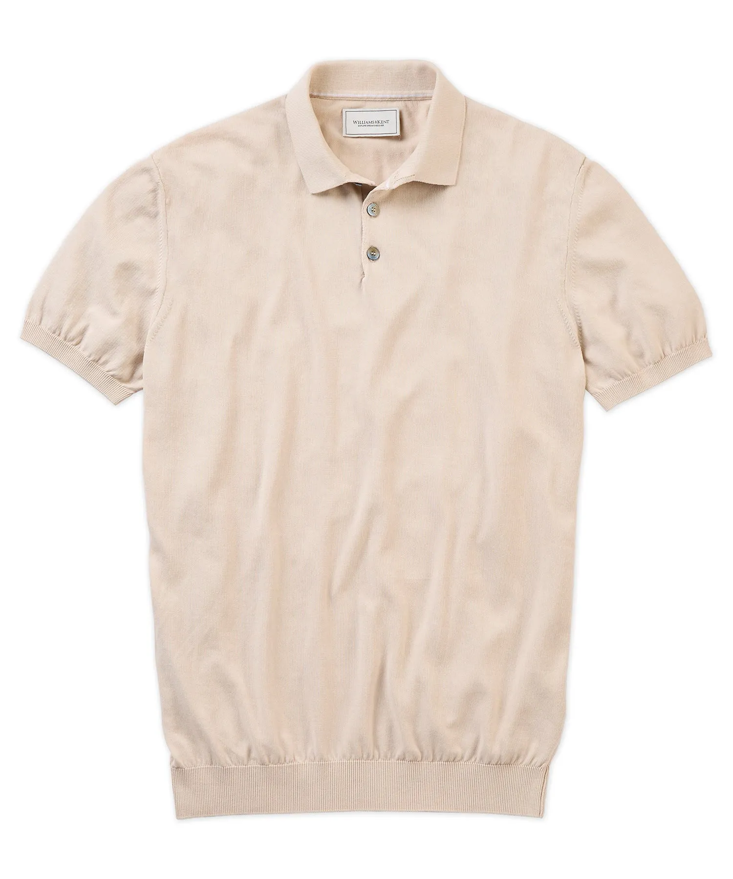 Cotton Knit Polo Shirt