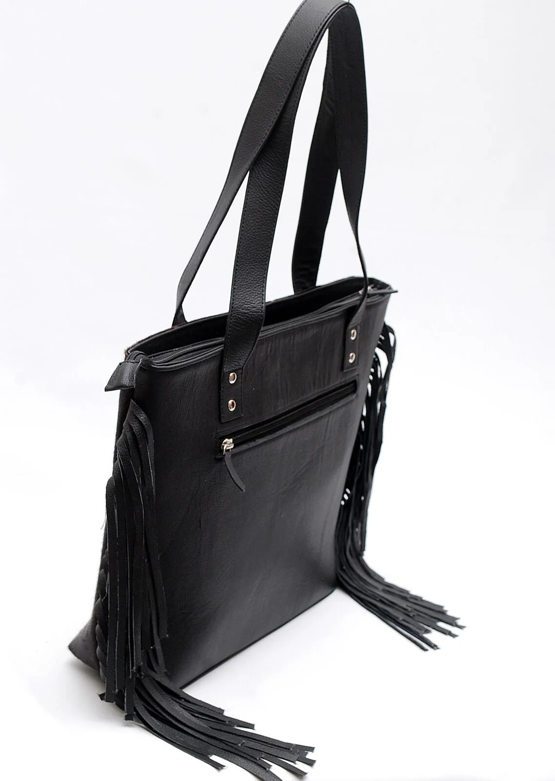 Cowhide Hospital Bag Black White
