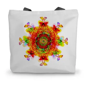 Creative Nurturing Mandala Canvas Tote Bag