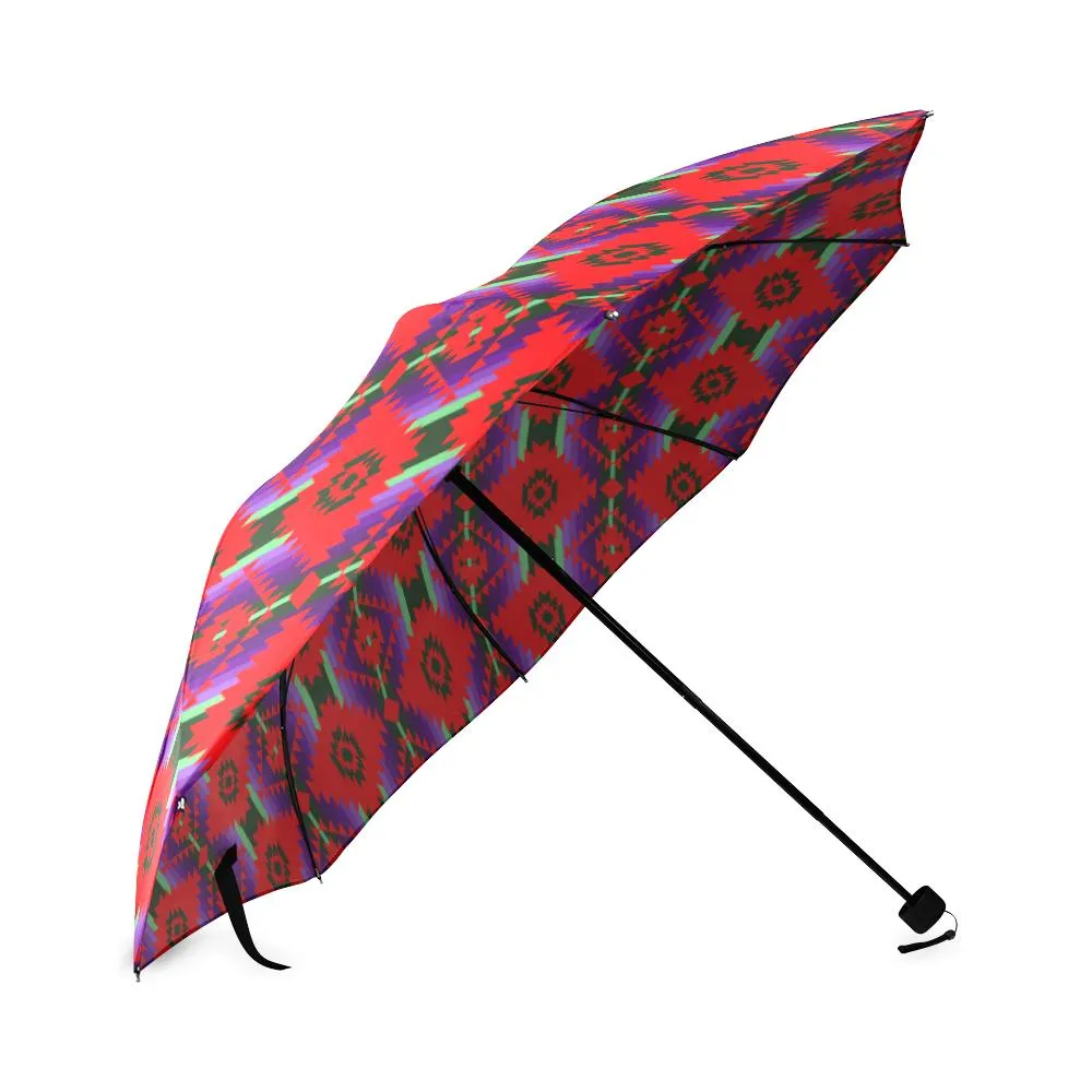 Cree Confederacy Chicken Dance Foldable Umbrella
