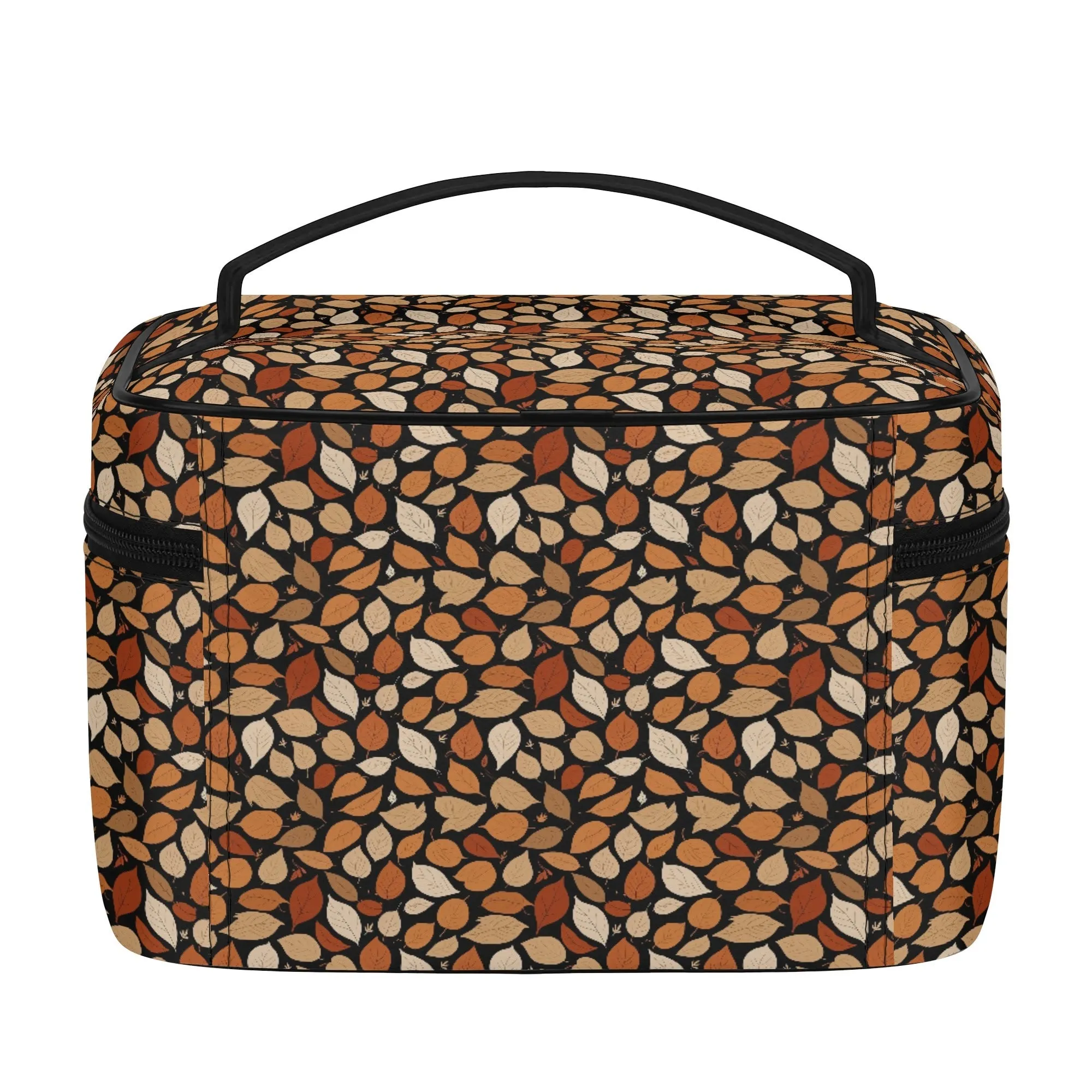 Dark Fall Leather Cosmetic Bag