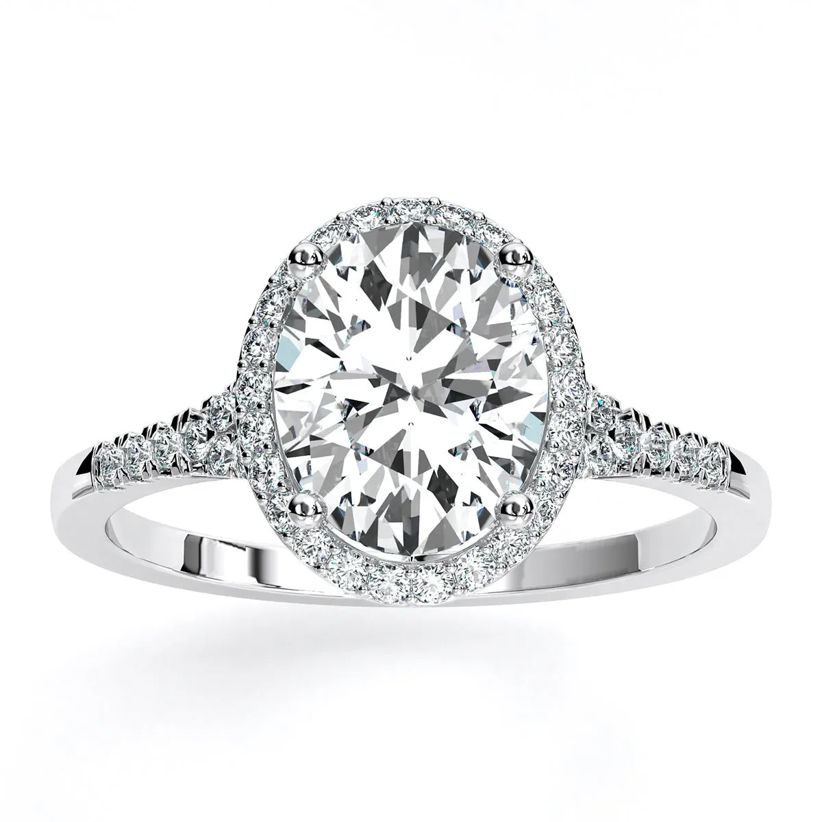 Desert Rose - GIA Natural Oval Diamond Engagement Ring
