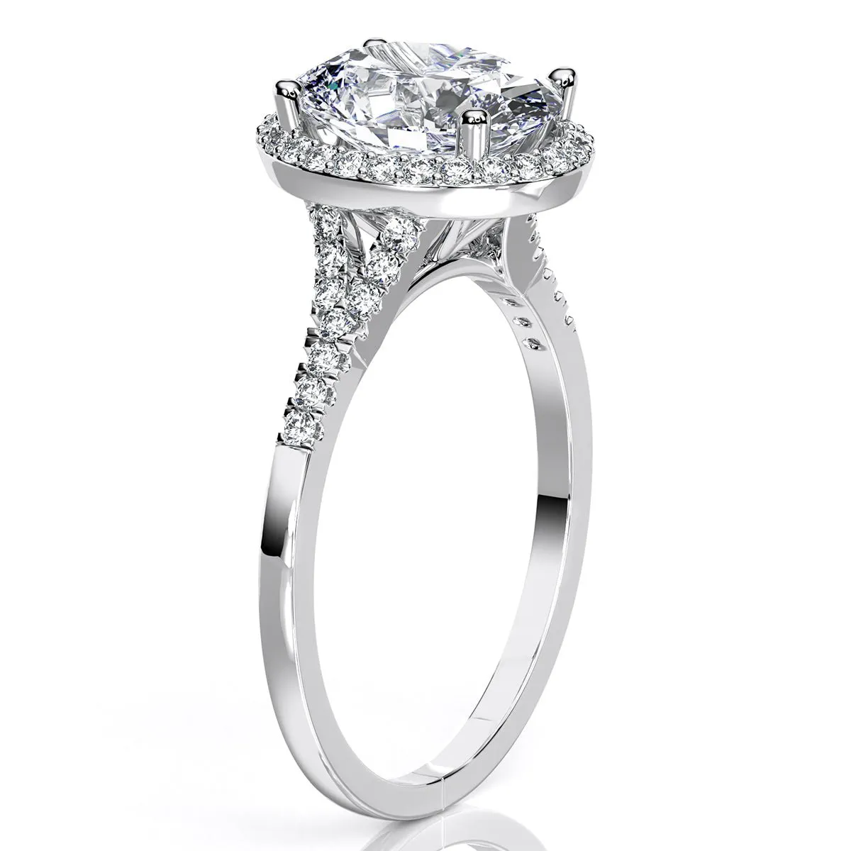 Desert Rose - GIA Natural Oval Diamond Engagement Ring