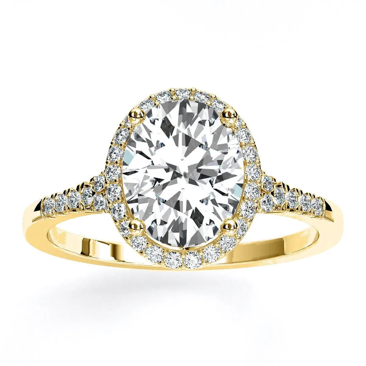Desert Rose - GIA Natural Oval Diamond Engagement Ring