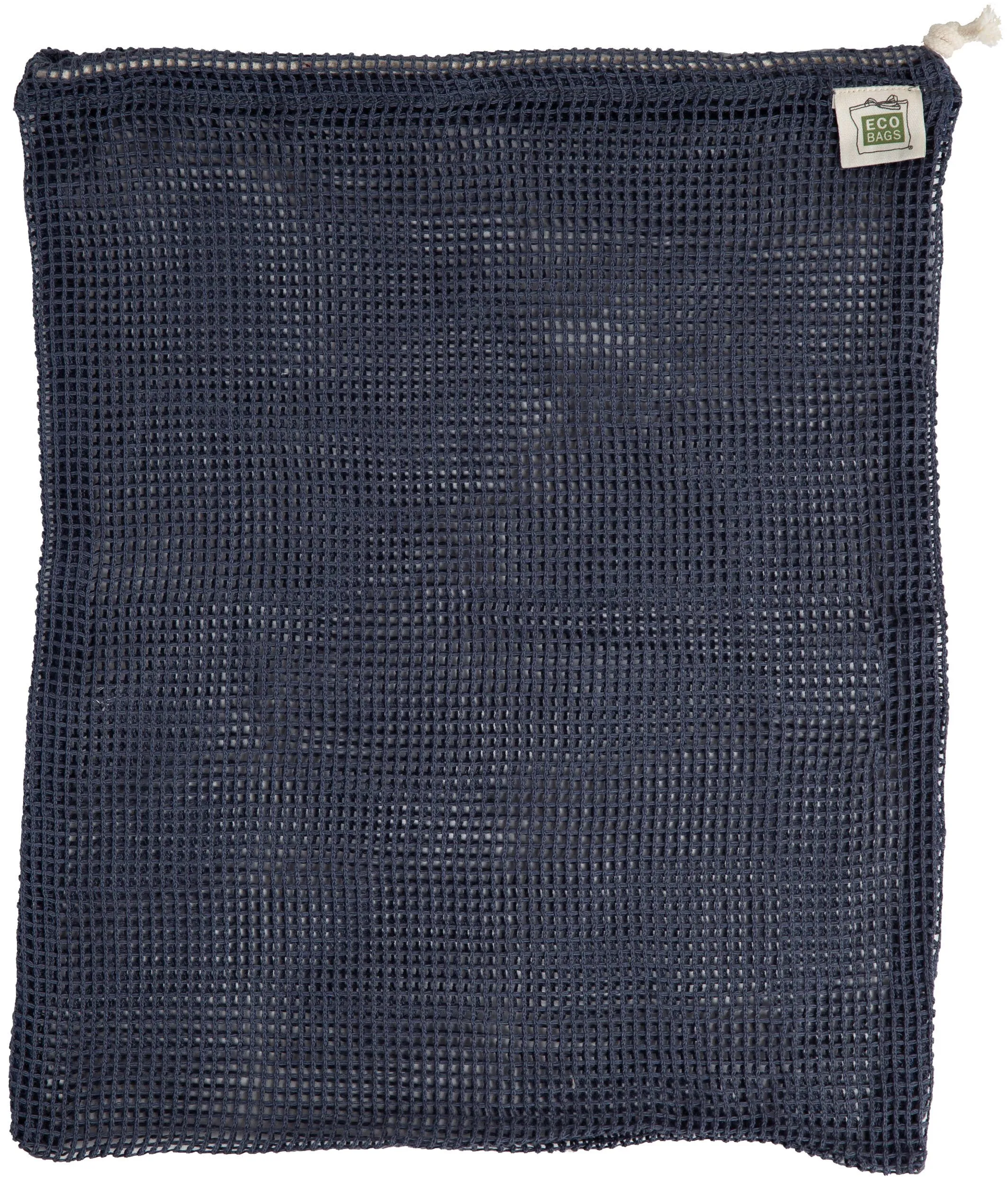 ECOBAGS Organic Mesh Produce Bag / Sack - Medium: Storm Blue