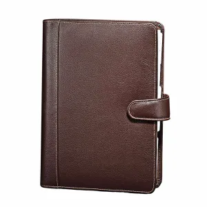 Elan Executive Non Leather Planner Organizer, Brown - A5
