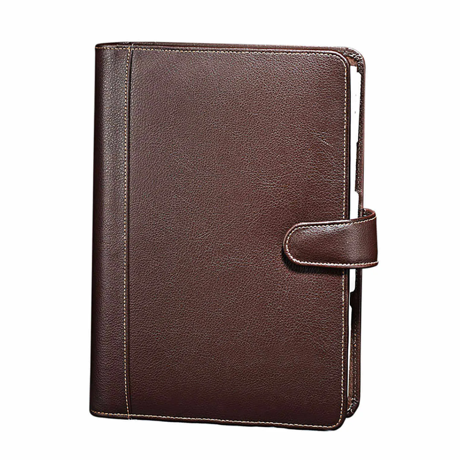 Elan Executive Non Leather Planner Organizer, Brown - A5
