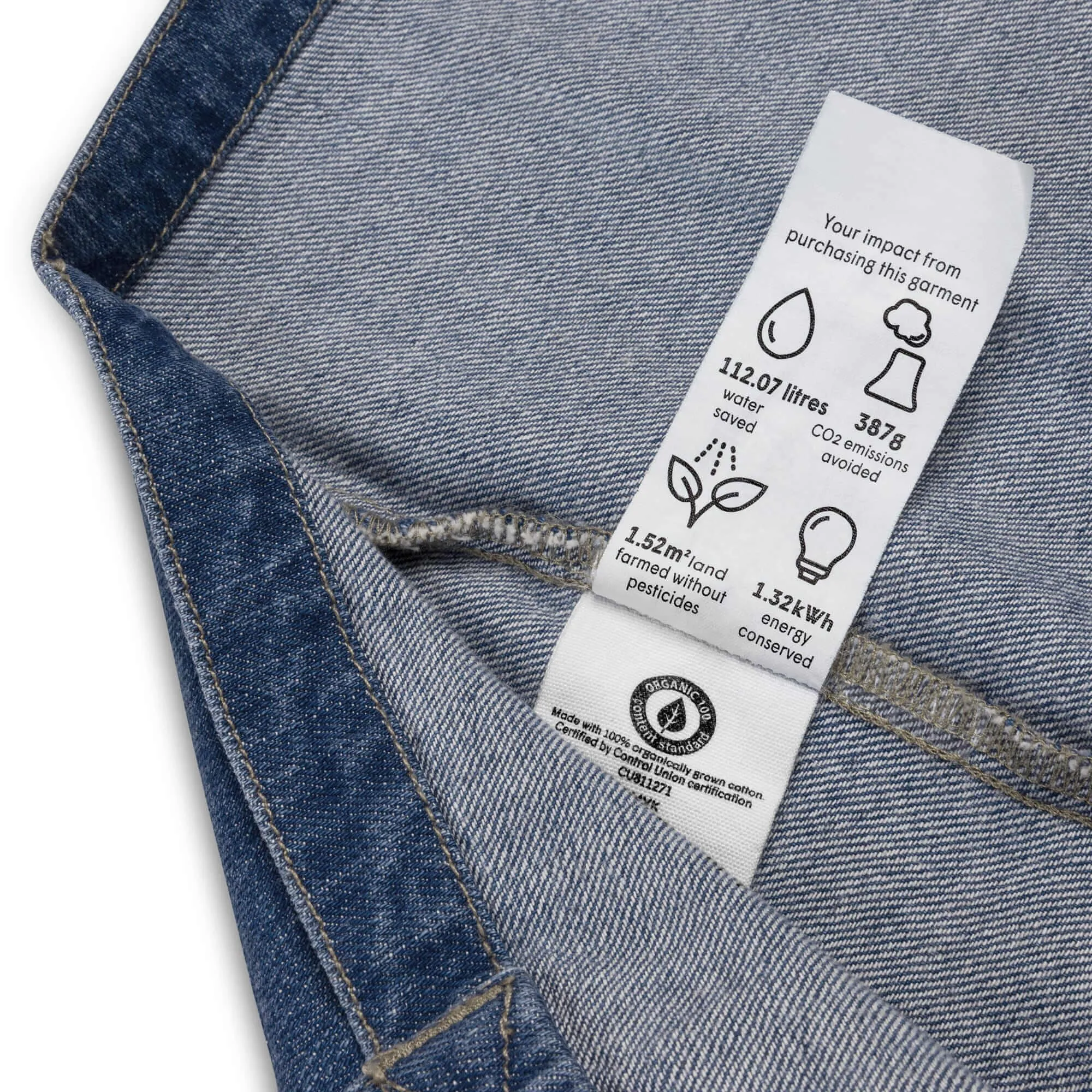 Embroidered Denim Tote Bag (Organic)
