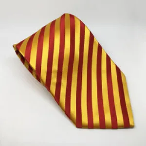 Equetech red and gold striped tie