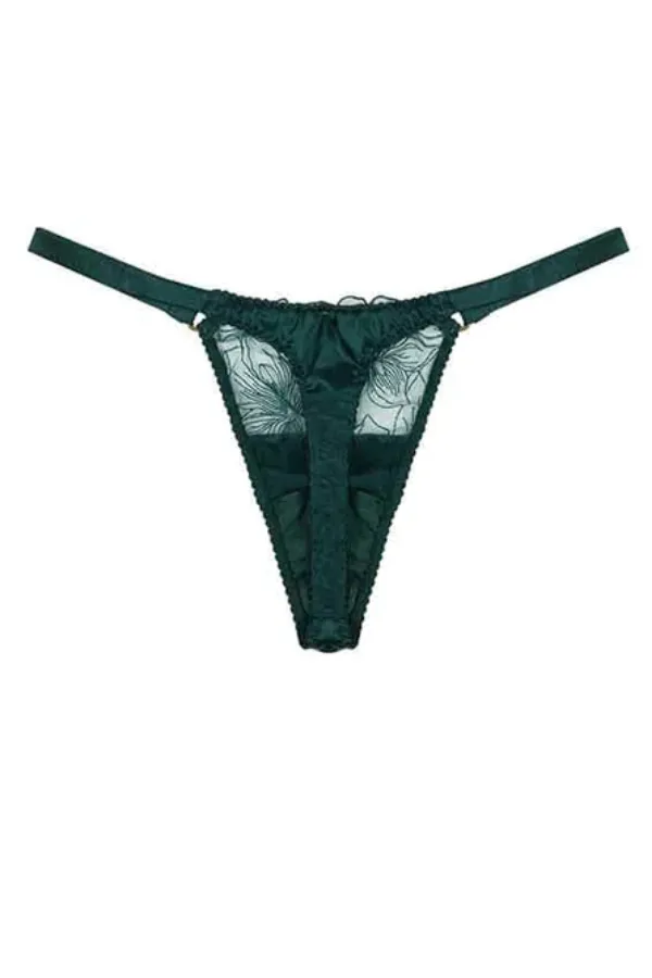 Eva Strap Thong - Green