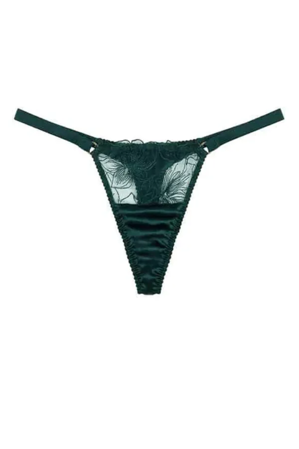 Eva Strap Thong - Green