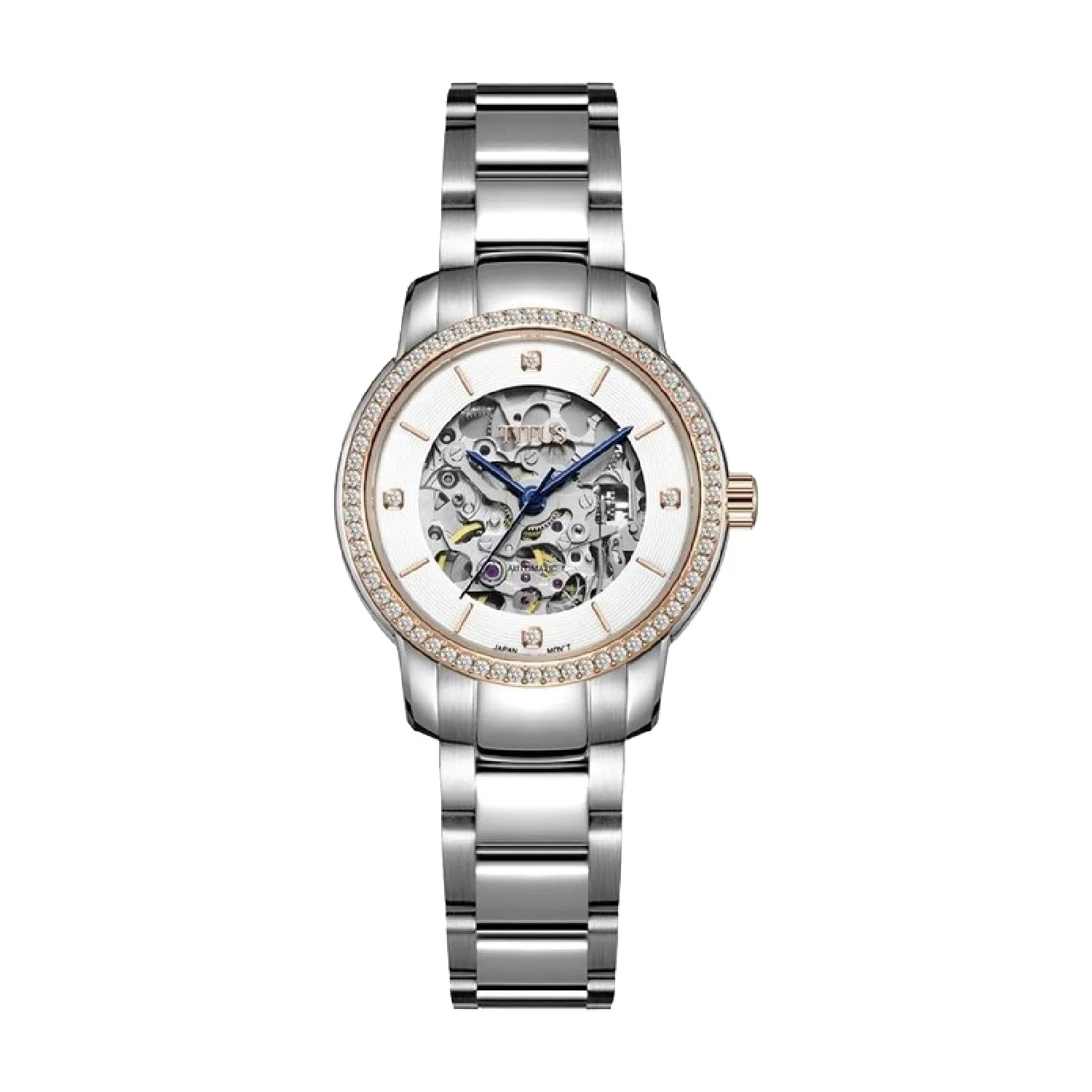 Exquisite 3 Hands Mechanical Stainless Steel Women Watch W06-03233-001