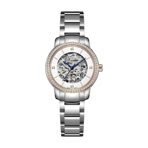 Exquisite 3 Hands Mechanical Stainless Steel Women Watch W06-03233-001