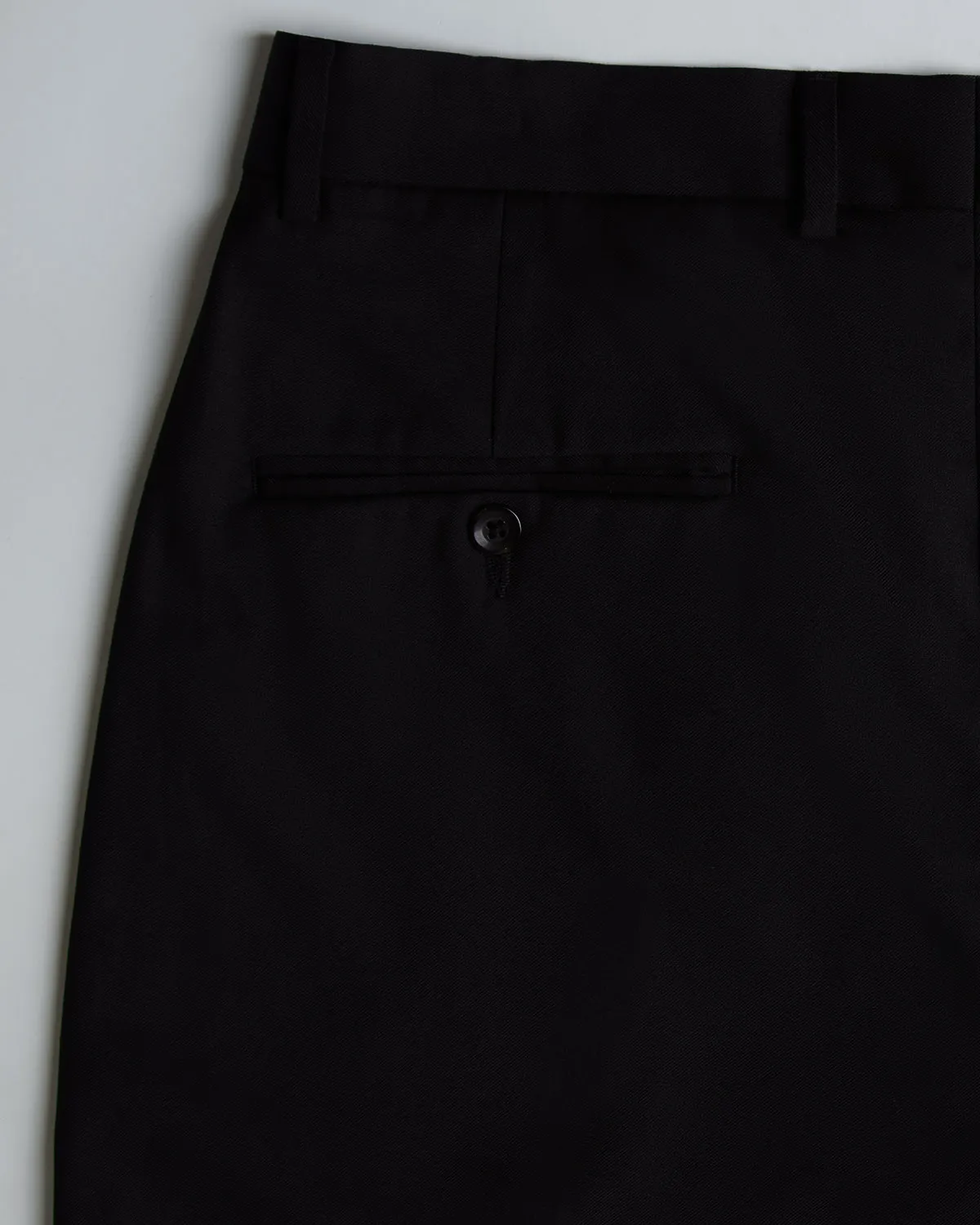Exquisite Blended Wool Dress Pants - Black
