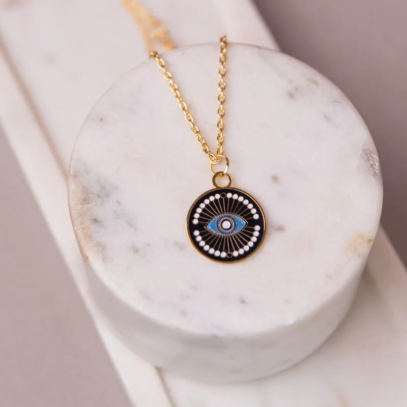 Exquisite Evil Eye Pendant - Necklace