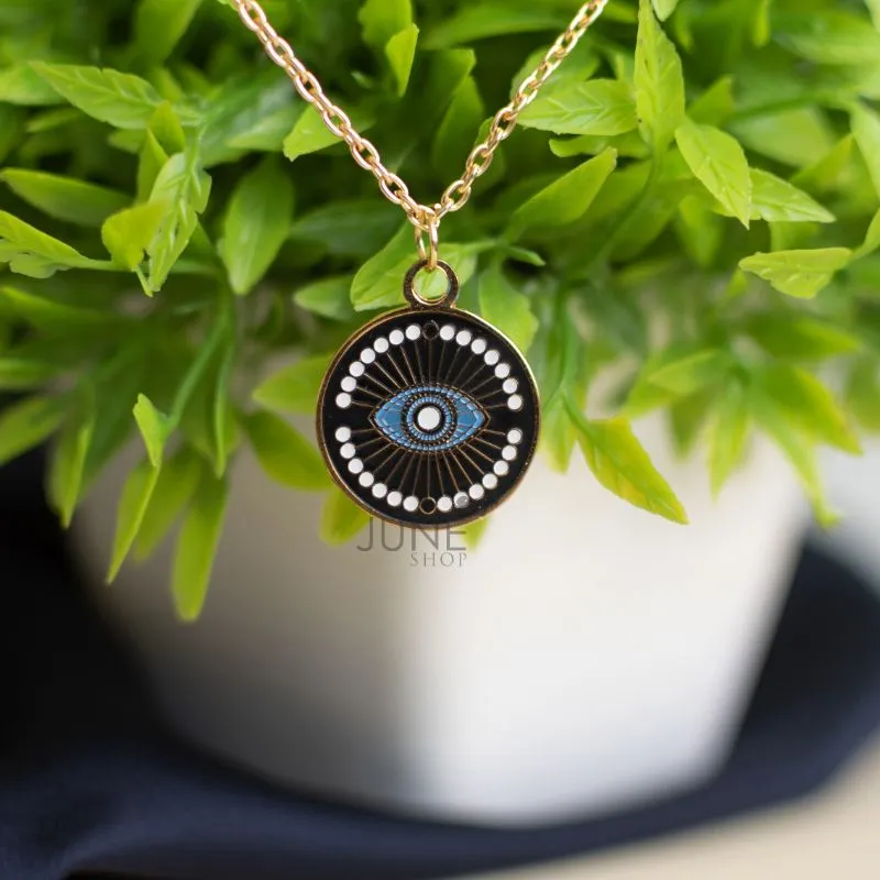 Exquisite Evil Eye Pendant - Necklace