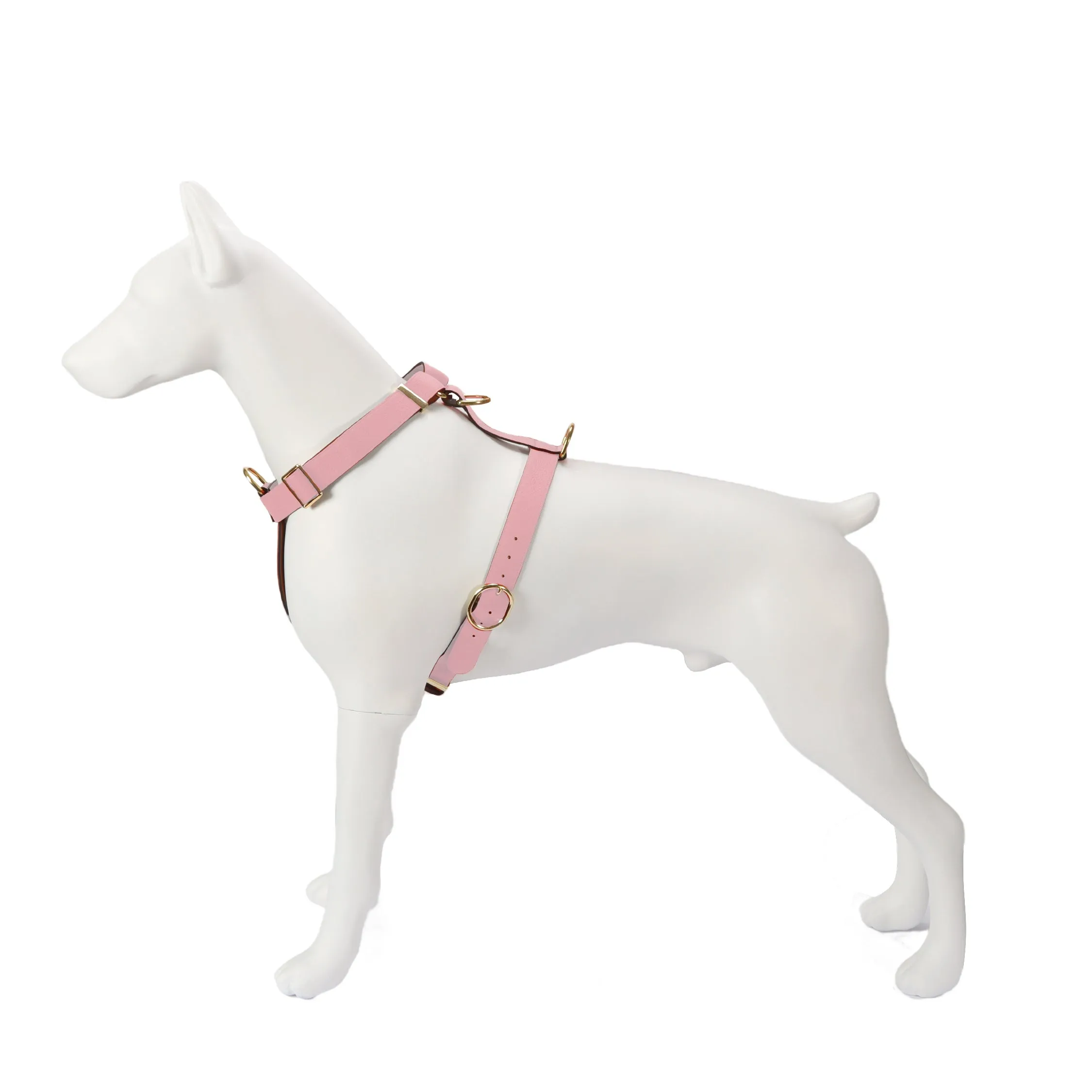 Exquisite Leather Dog Leash - Pink