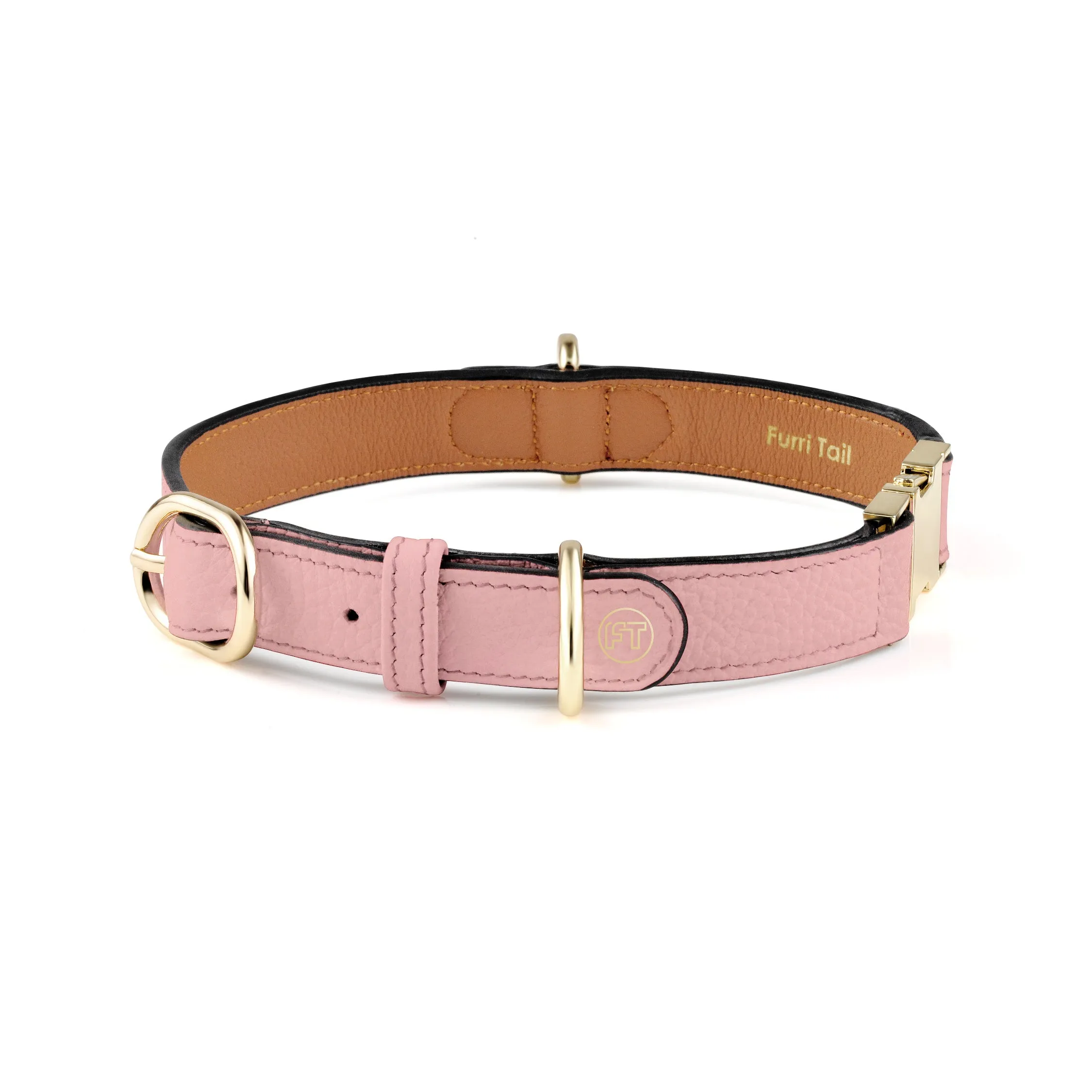 Exquisite Leather Dog Leash - Pink