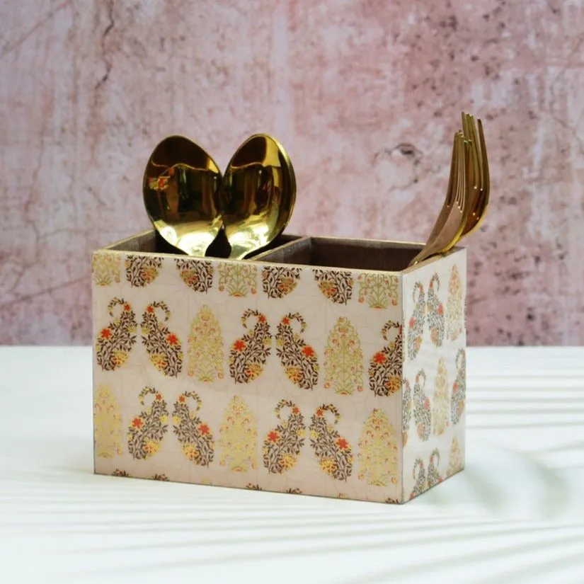Exquisite Multicolor MDF Cutlery Holder