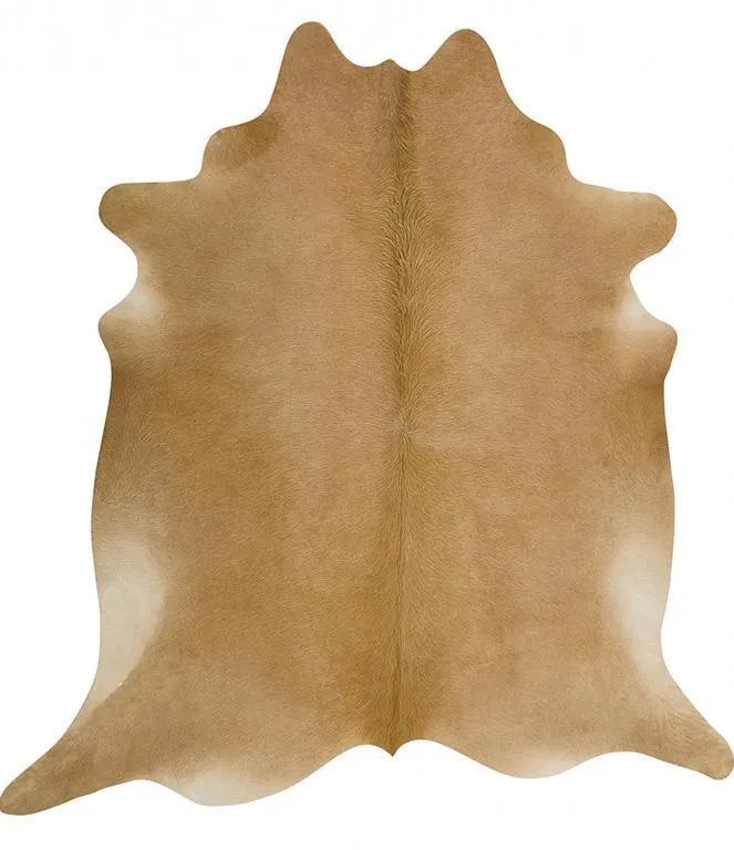 Exquisite Natural Cow Hide Beige