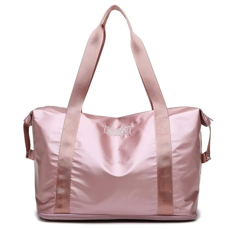 Fashion Fitness Sports Travel Bag Waterproof Shoulder Bags For Women Casual Weekend Bag Work Out Gym Yoga Traveling Bag Women