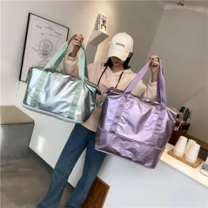 Fashion Fitness Sports Travel Bag Waterproof Shoulder Bags For Women Casual Weekend Bag Work Out Gym Yoga Traveling Bag Women