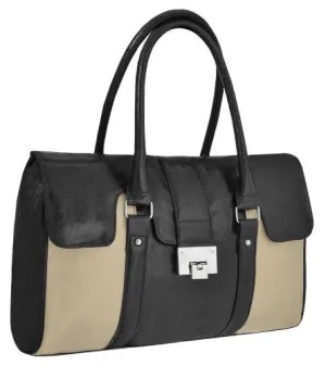 Faux Leather Satchel Bag