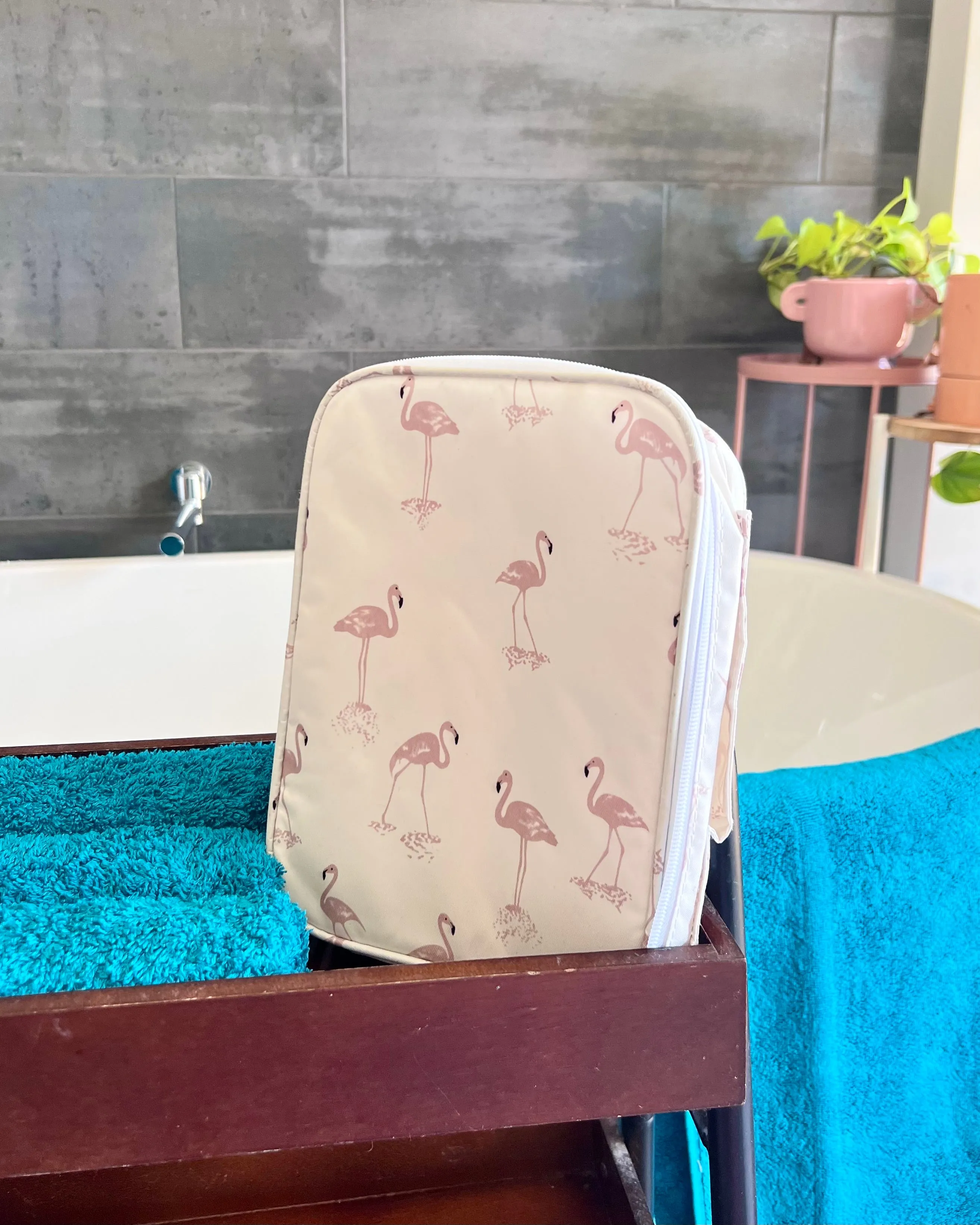 Flamingo Cosmetic Bag