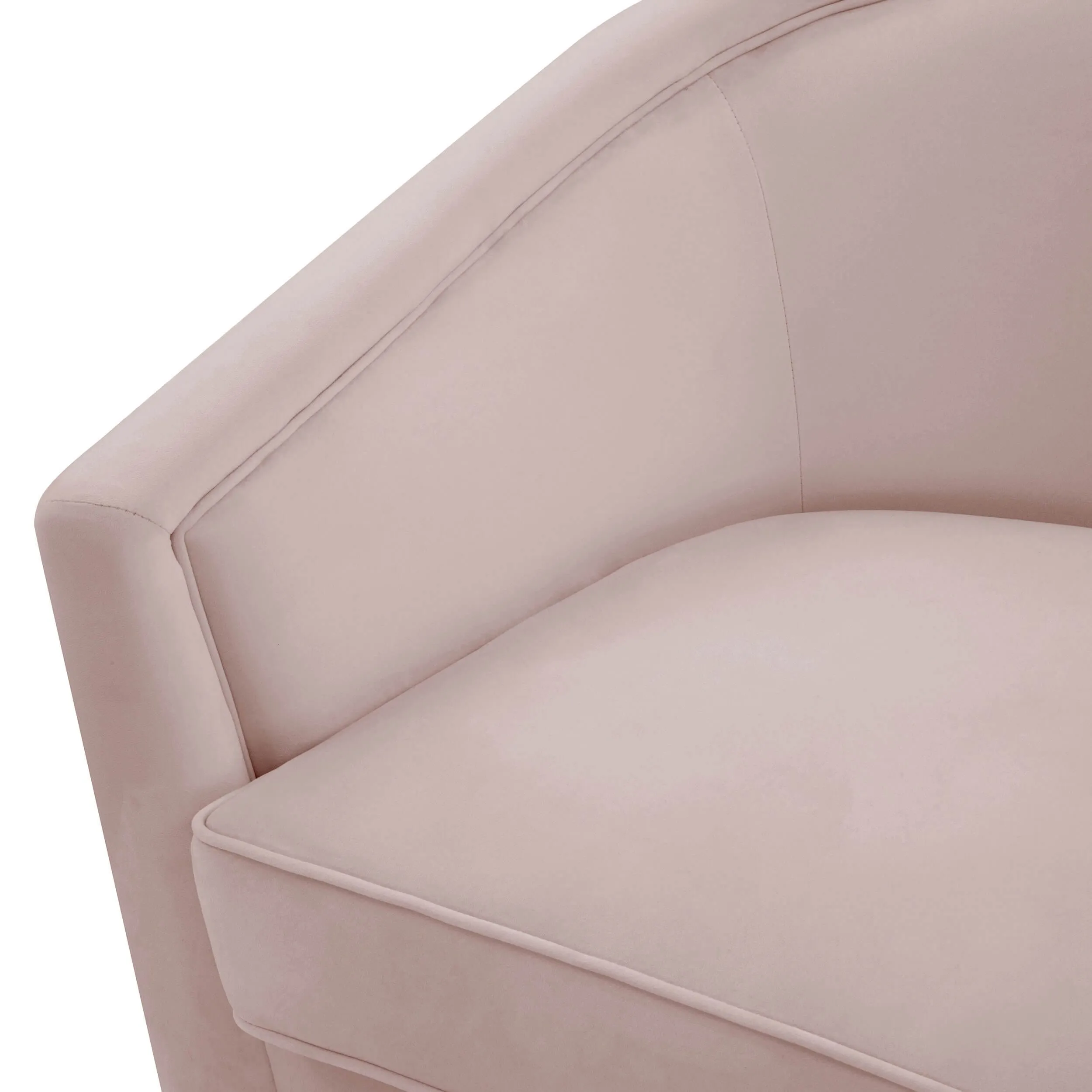 Flapper Swivel Chair, Blush