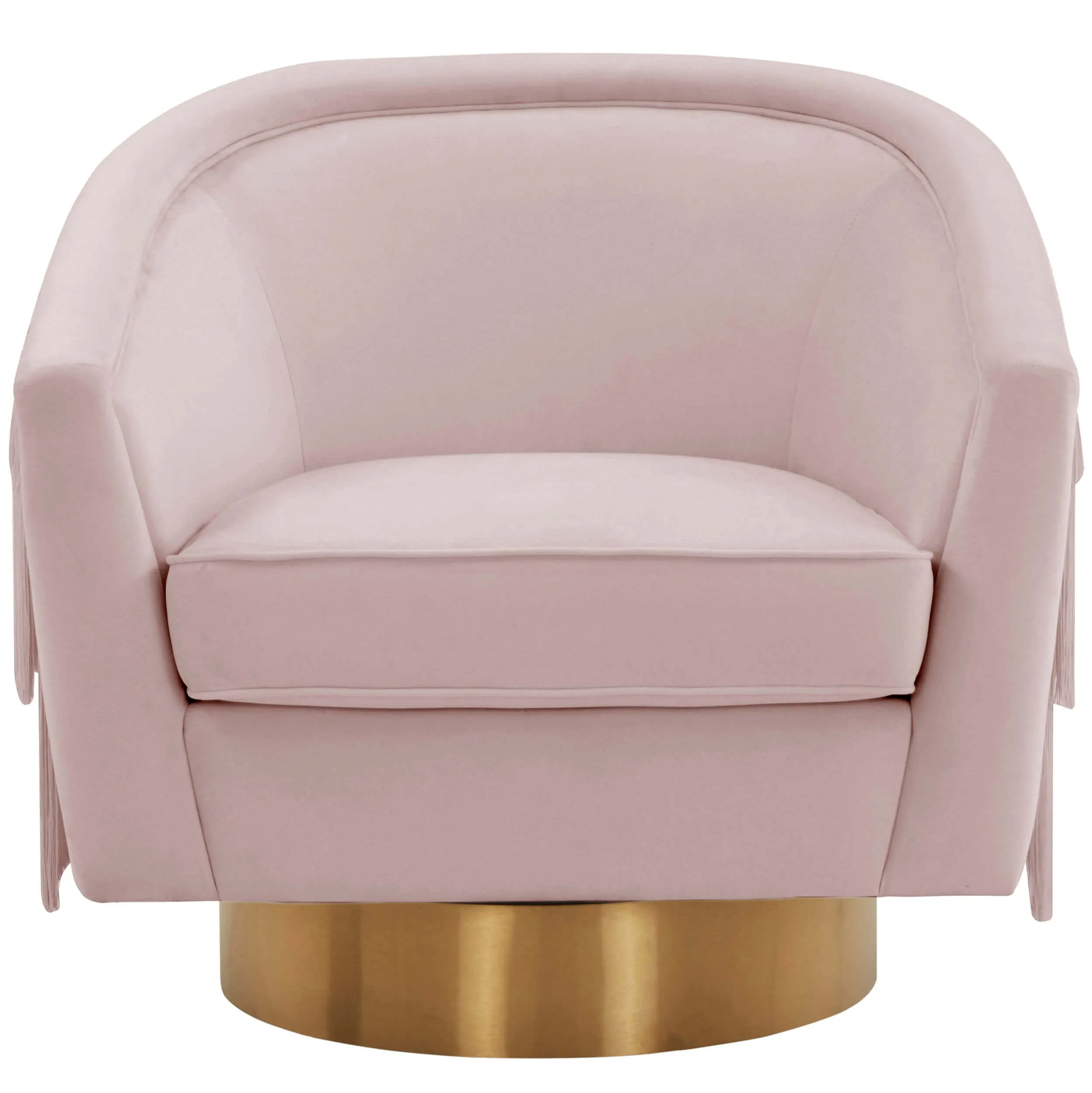 Flapper Swivel Chair, Blush