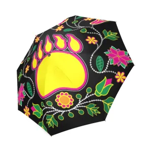 Floral Bearpaw Sunset and Yellow Foldable Umbrella