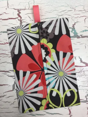 Flower Shower Clementine Diaper/Wipee Case