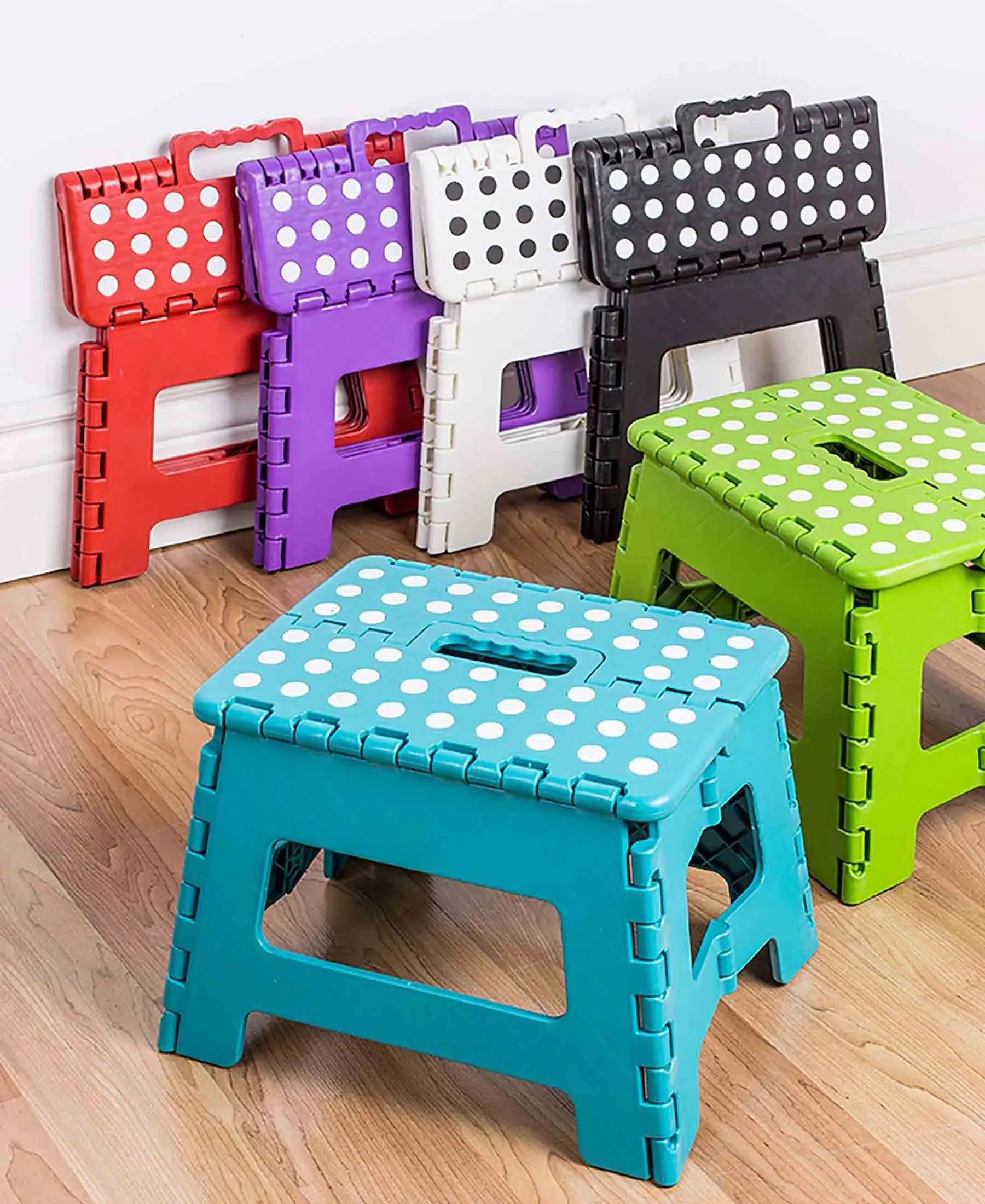 Foldable 23cm Step Stool - Blue