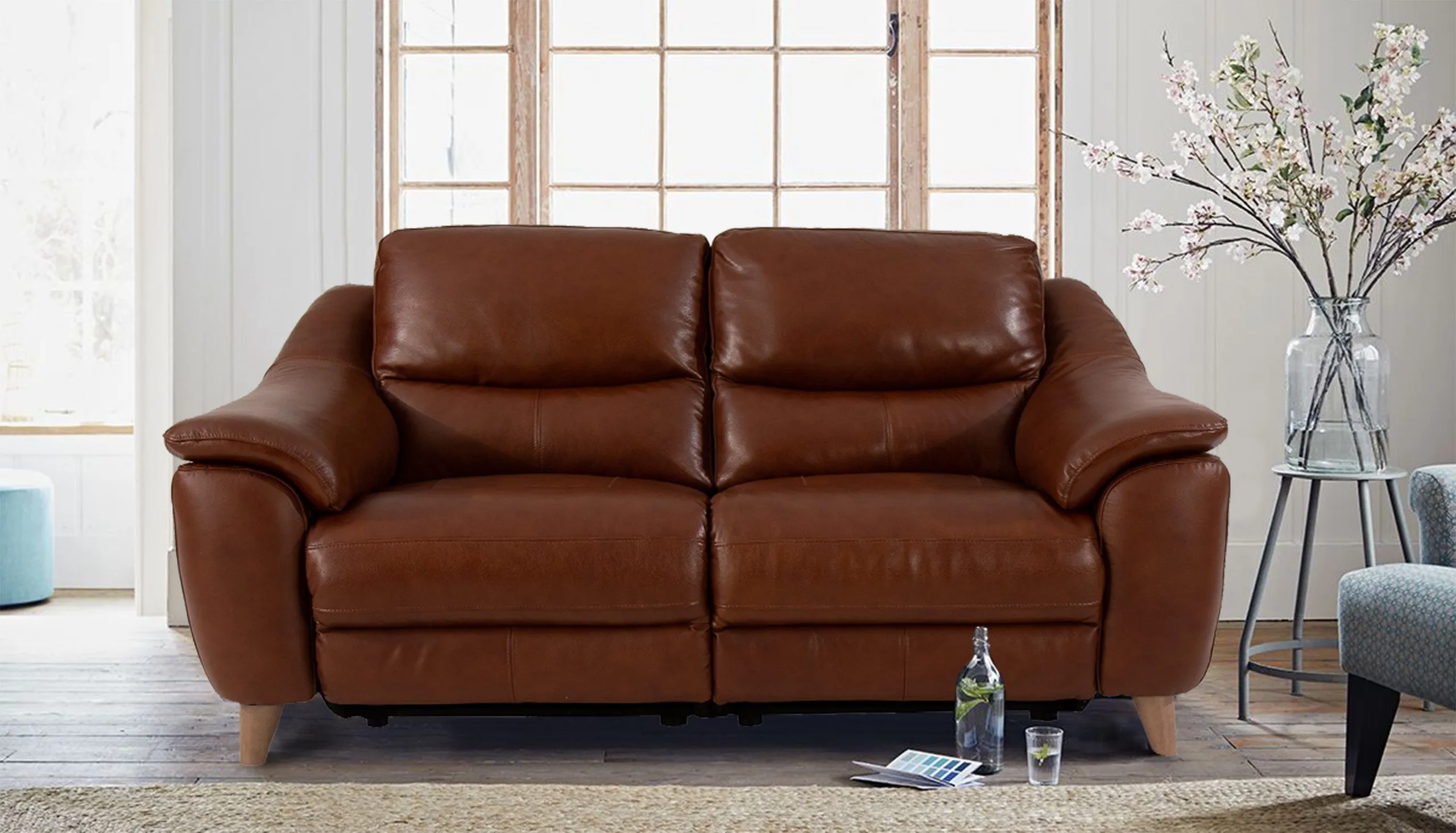 Francis Power Recliner Leather Armchair