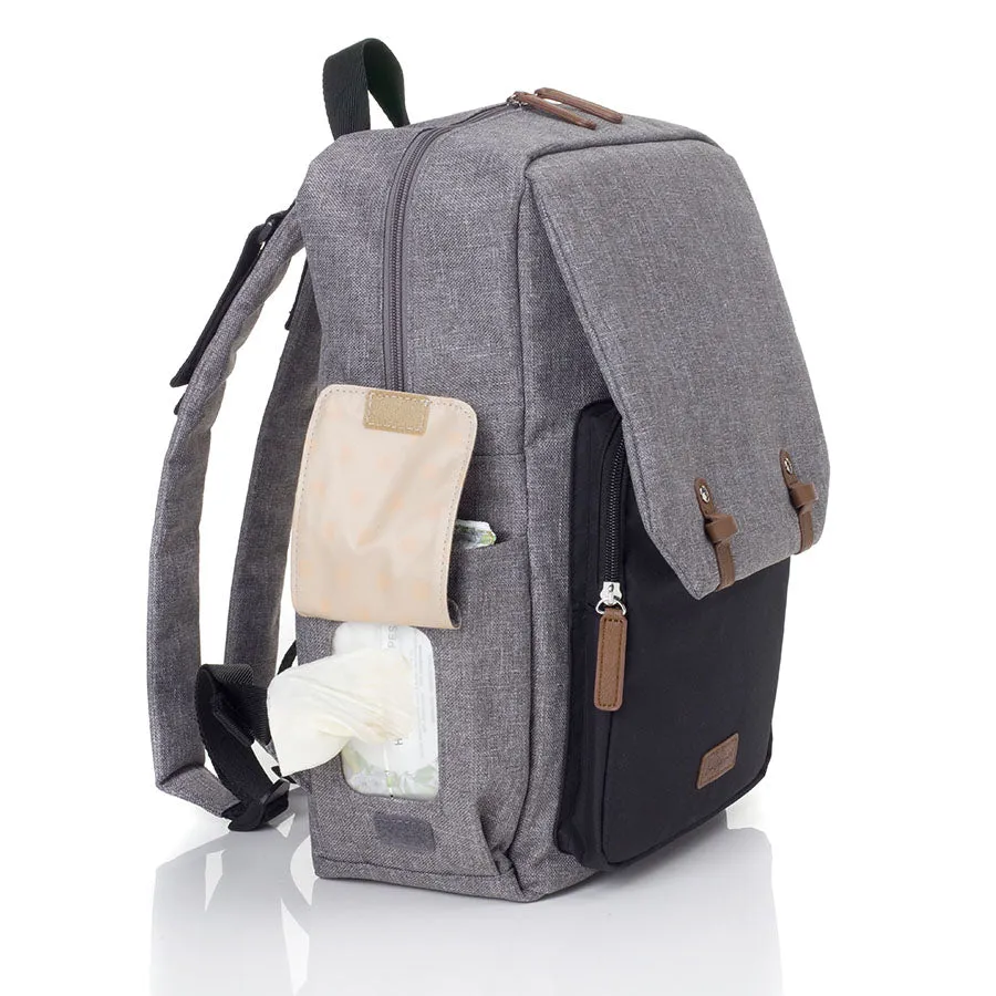 George Backpack Black/Grey