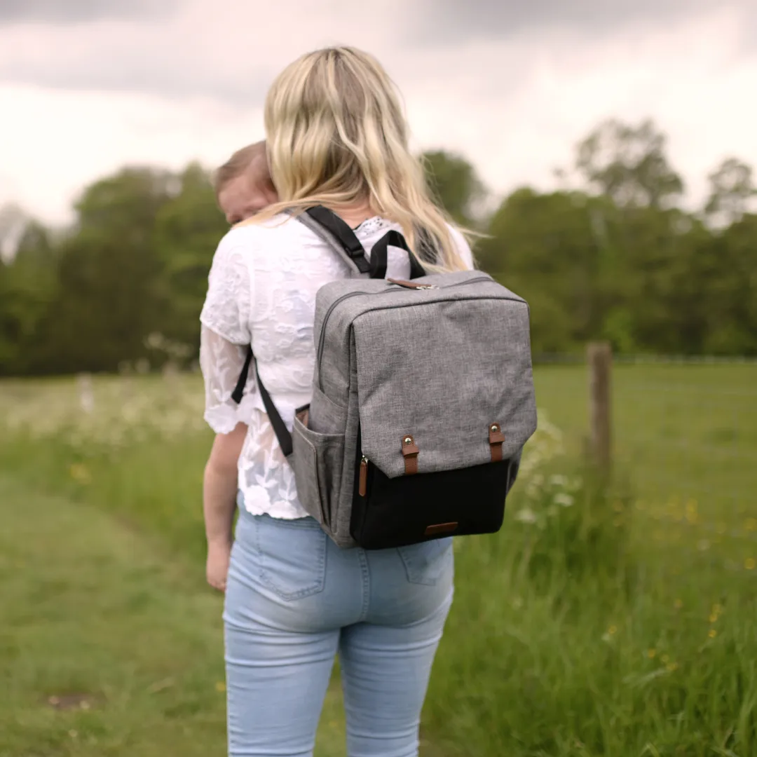 George Backpack Black/Grey