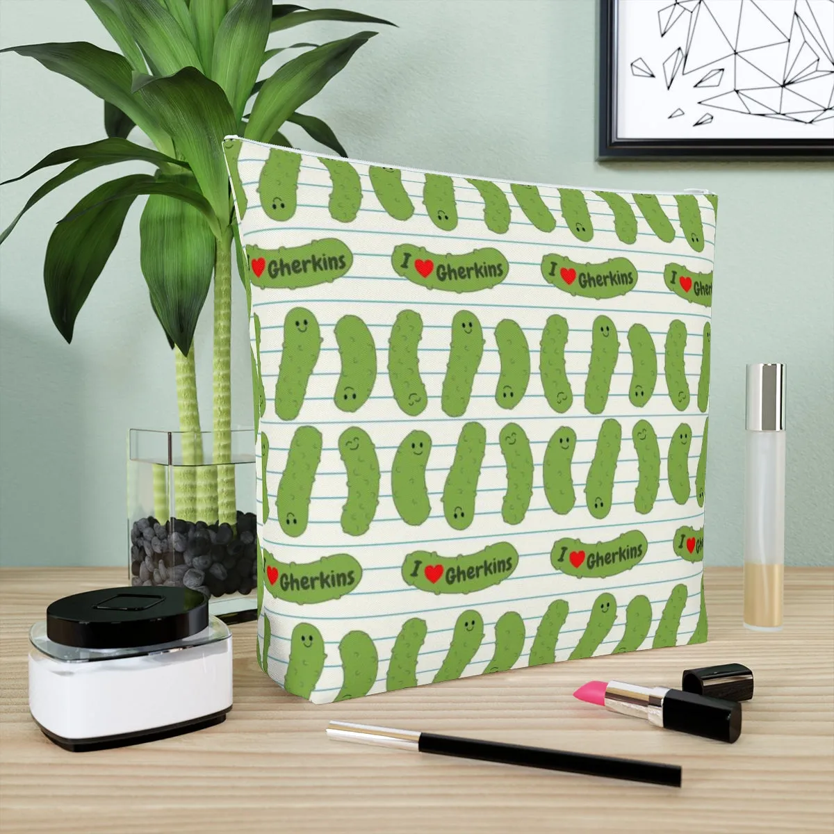 Gherkin Party Cosmetic Bag
