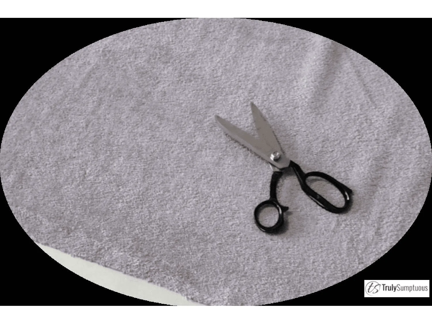 GREY - Pure Cotton Thick LUXURY TOWELLING Fabric 400 gsm