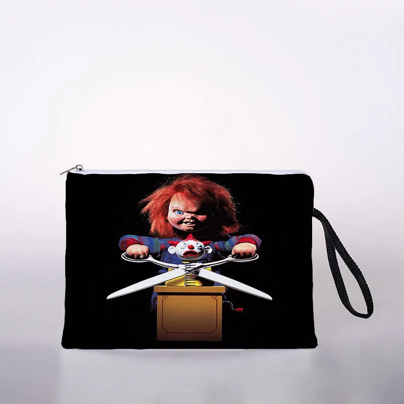 Halloween pattern cosmetic bag ladies mini cosmetic bag storage bag travel storage bag handbag