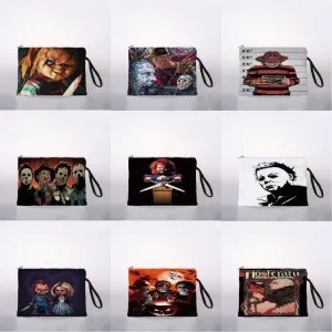 Halloween pattern cosmetic bag ladies mini cosmetic bag storage bag travel storage bag handbag