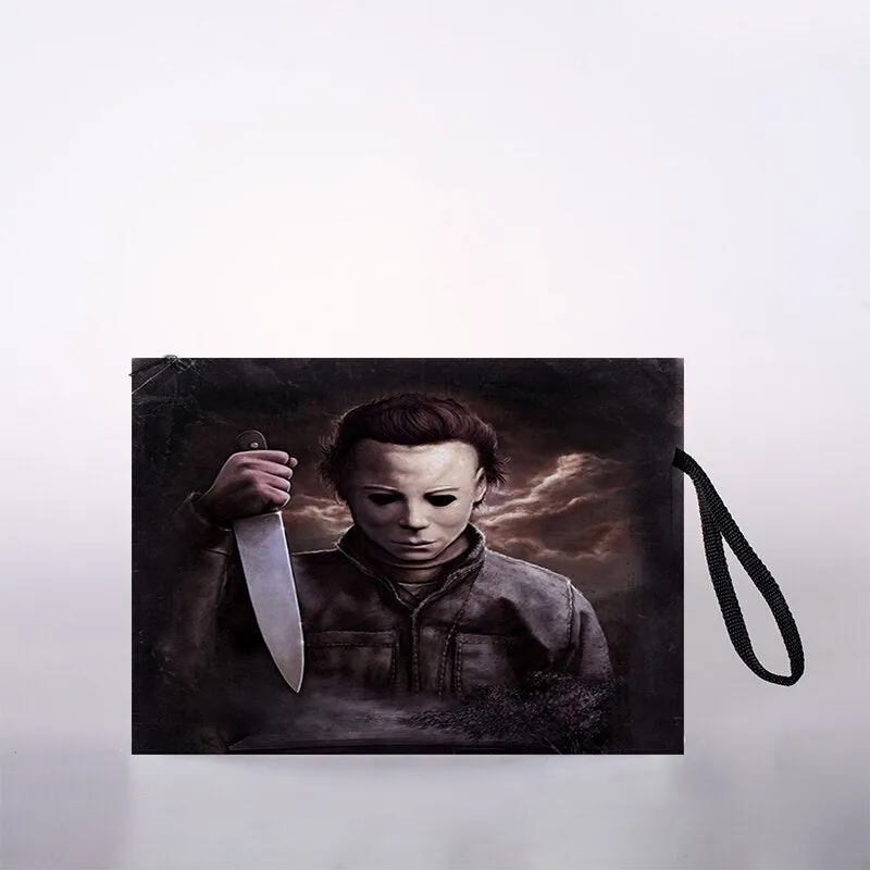 Halloween pattern cosmetic bag ladies mini cosmetic bag storage bag travel storage bag handbag