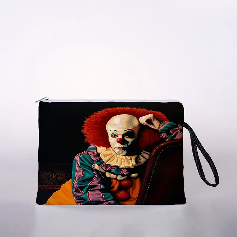 Halloween pattern cosmetic bag ladies mini cosmetic bag storage bag travel storage bag handbag