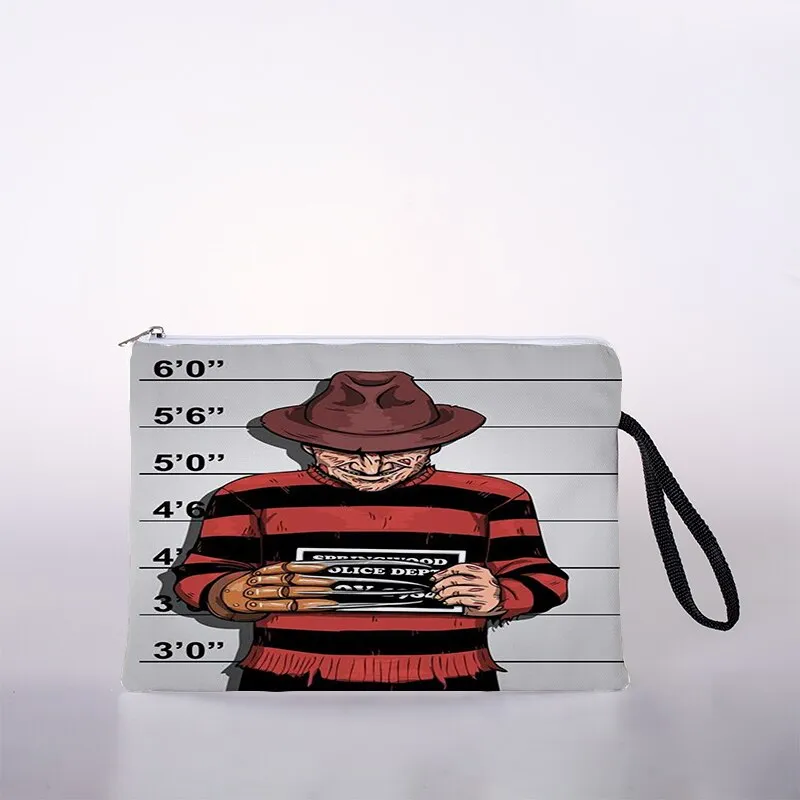 Halloween pattern cosmetic bag ladies mini cosmetic bag storage bag travel storage bag handbag