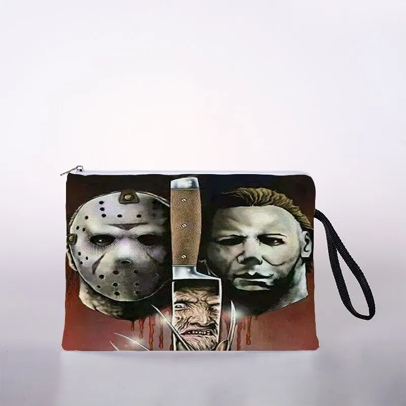Halloween pattern cosmetic bag ladies mini cosmetic bag storage bag travel storage bag handbag