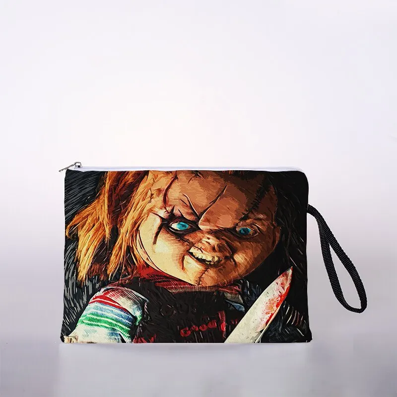 Halloween pattern cosmetic bag ladies mini cosmetic bag storage bag travel storage bag handbag