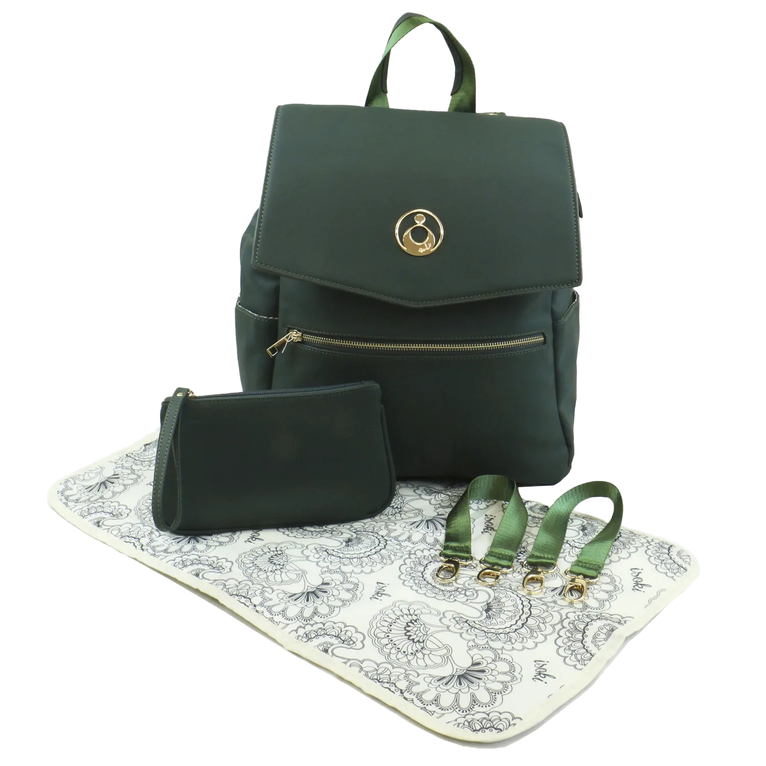Hartley Backpack Nappy Bag - Forest