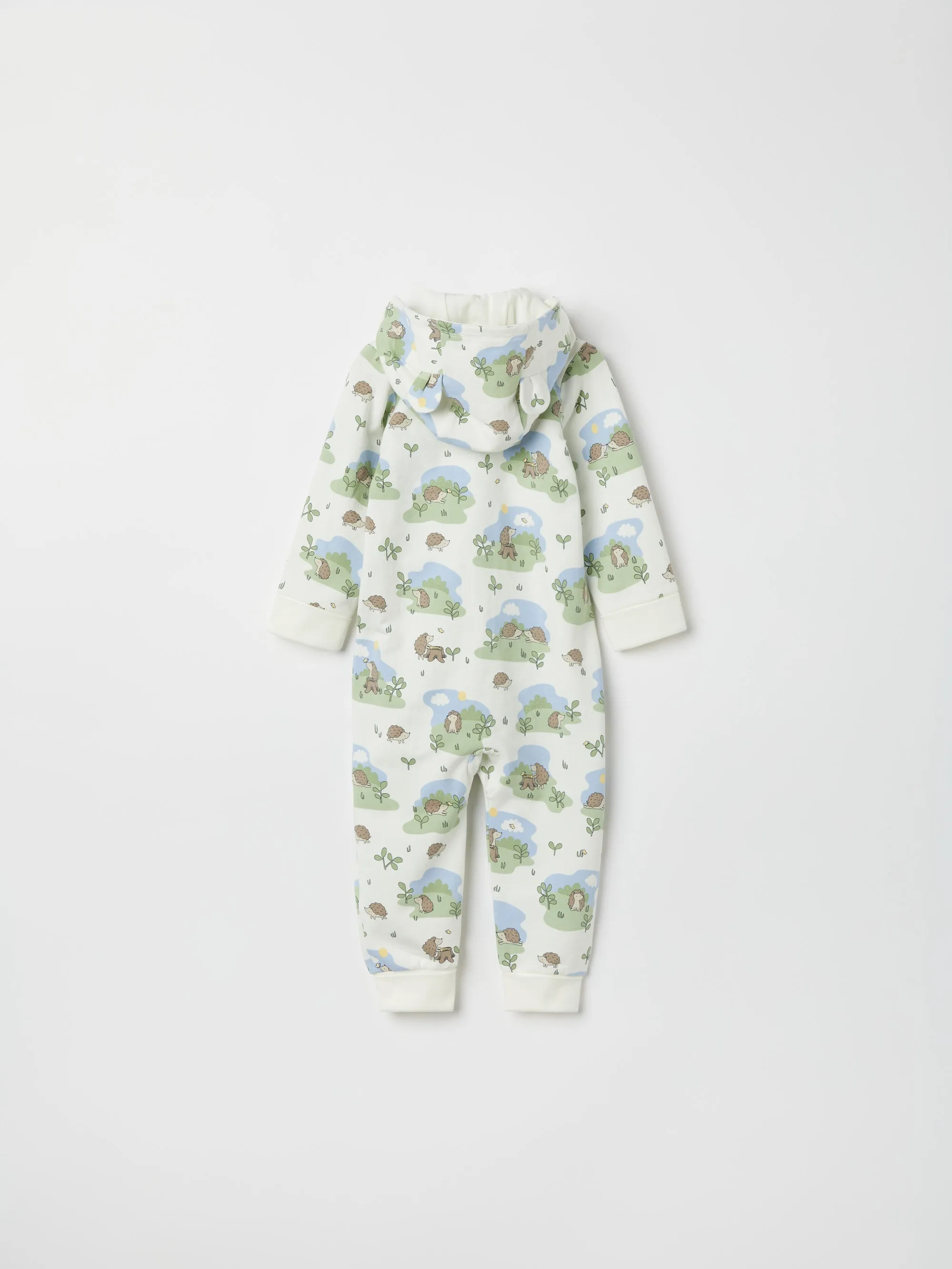 Hedgehog Print  Baby All-in-one