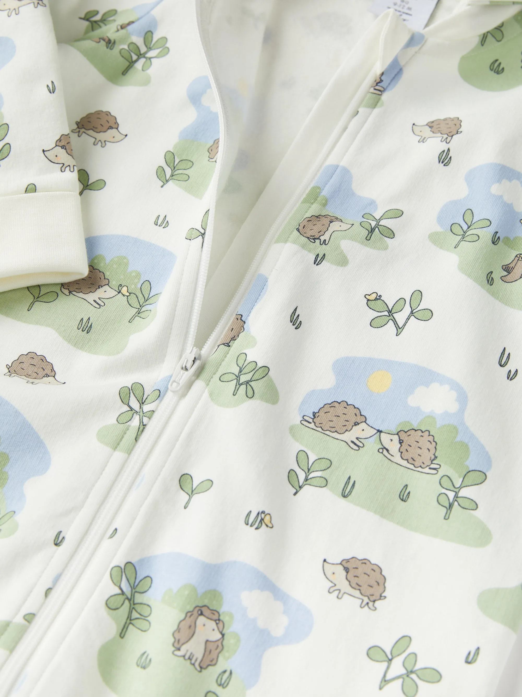 Hedgehog Print  Baby All-in-one
