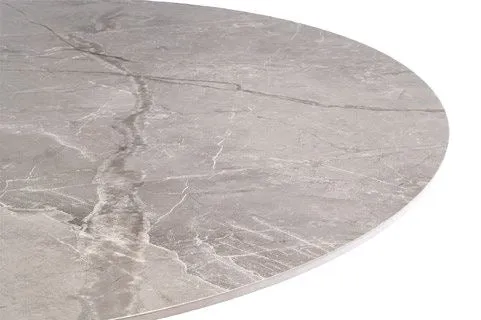 Jersey 1.35M Round Dining Table - Grey