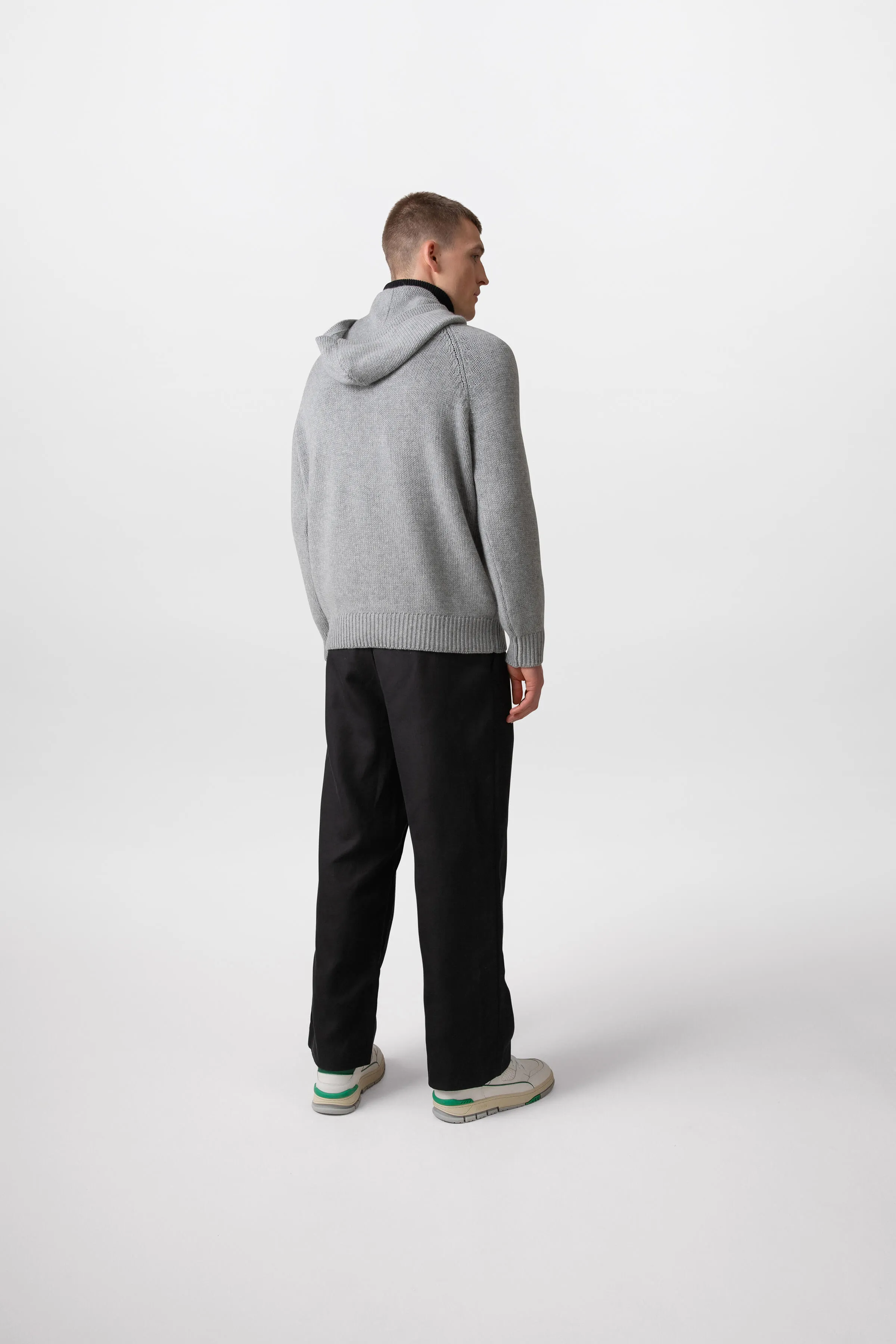 Kangaroo Pocket Cashmere Hoodie